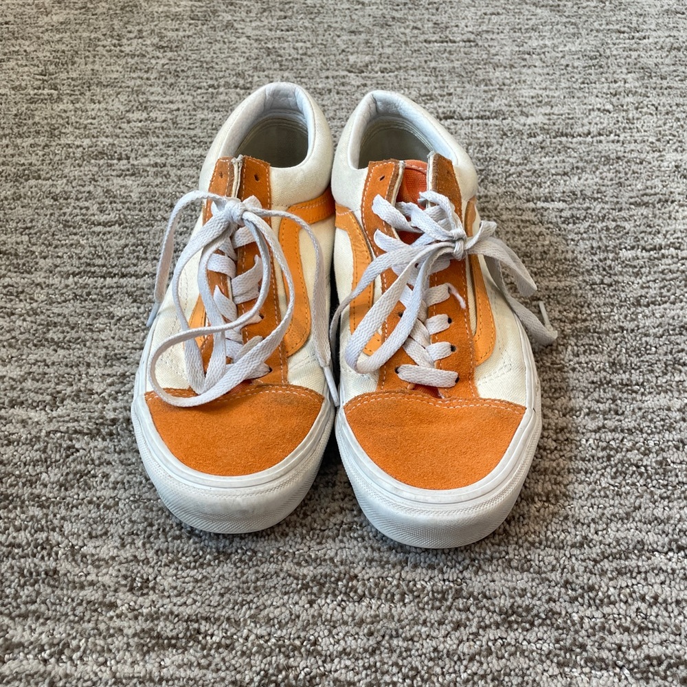 Orange and Cream old school vans